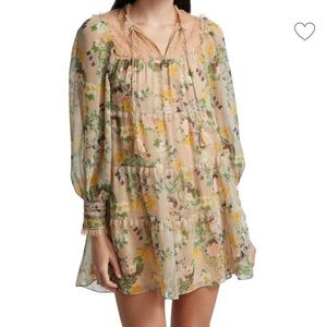 ALICE + OLIVIA Marcie Floral Tunic Dress